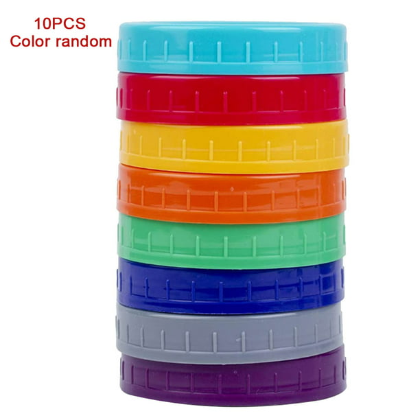 Details about   10pcs Tea Universal Mason Jar Canning Lids Kitchen Tinplate Storage Caps Home
